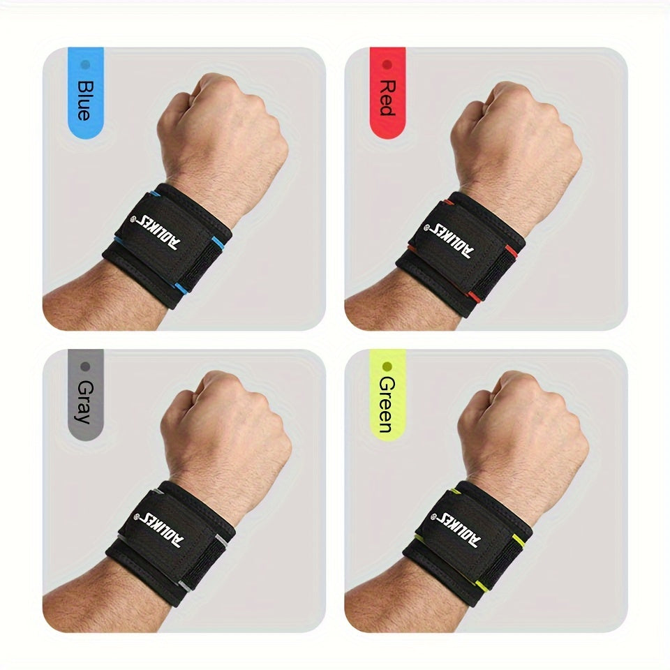 2pcs Sports Wristbands Compression Adjustable Riding Running Men Women Weightlifting Pull-Up Supplies