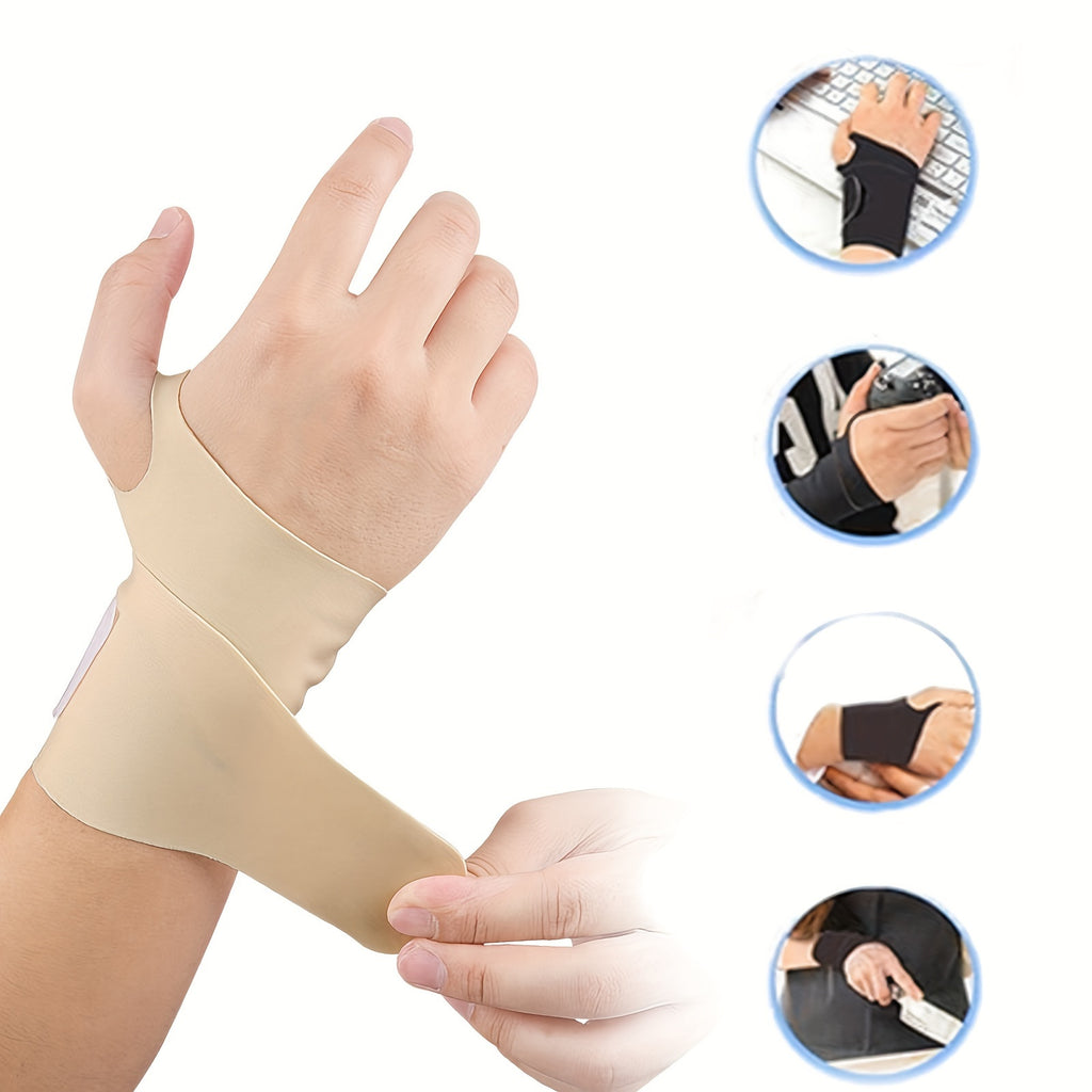 1pc Ultra-Thin Elastic Wristbands, Sports Support Wristband, Versatile for Both Hands, Suitable for Badminton, Tennis, Basketball And Fitness, Perfect Gift for Valentine'S Day, Birthday And Mother'S Day
