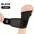 1 adjustable sports wristband, wrist joint support compression wristband, comfortable and breathable, suitable for both men and women, one size fits everyone