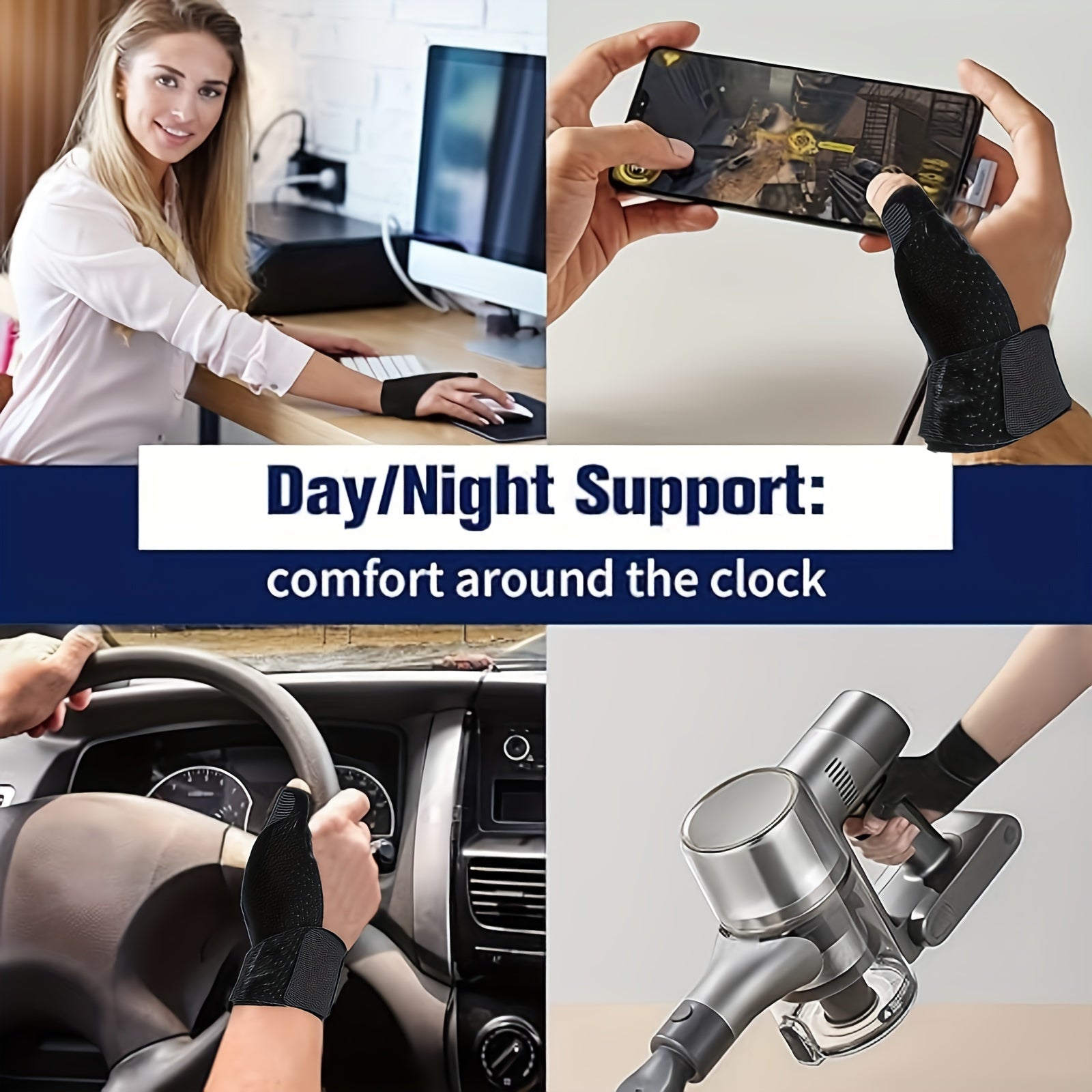 One Piece of a Brand New Thumb And Wrist Support Featuring a Built-In Splint, Adjustable And Breathable Strap, Suitable for Both Left And Right Hands, Unisex, an Ideal Gift for Birthdays And Holidays