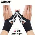 Set of 2 Thumb And Wrist Compression Sleeves, Elastic Support Gloves Suitable for Gaming, Sports, And Office Use, Designed for Both Men And Women - Fits Either Hand